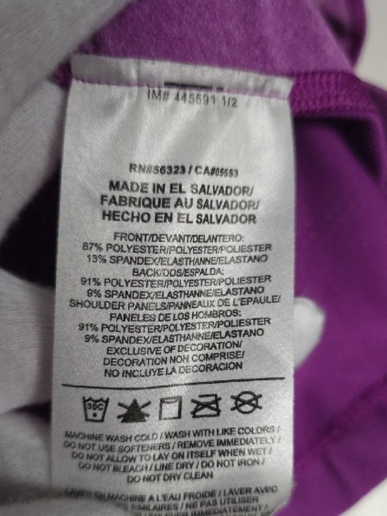 Nike Purple Racerback Performance Tank Top - Picture 3 of 5